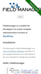 Mobile Screenshot of fieldmanager.org